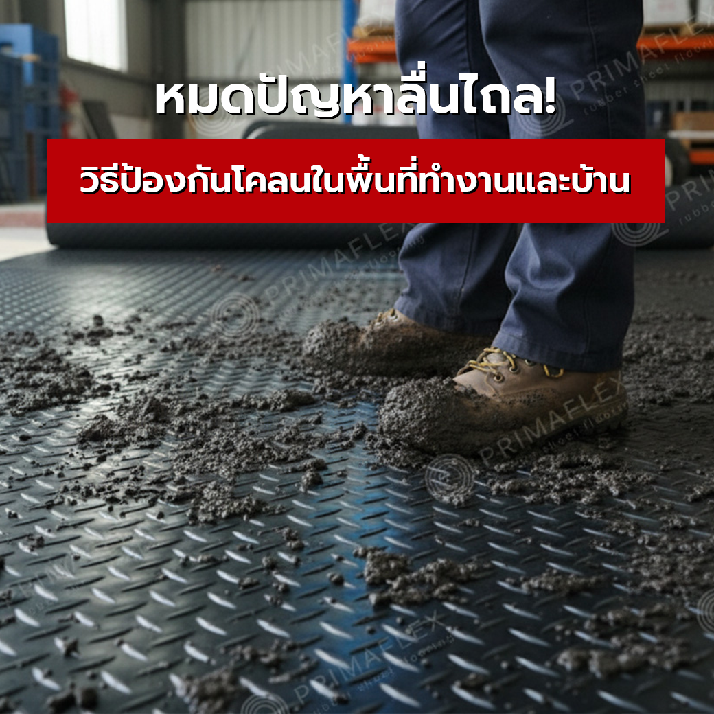 ความสำคัญของการเลือกวัสดุยางปูพื้น ที่เหมาะสมเพื่อความปลอดภัยและประสิทธิภาพ