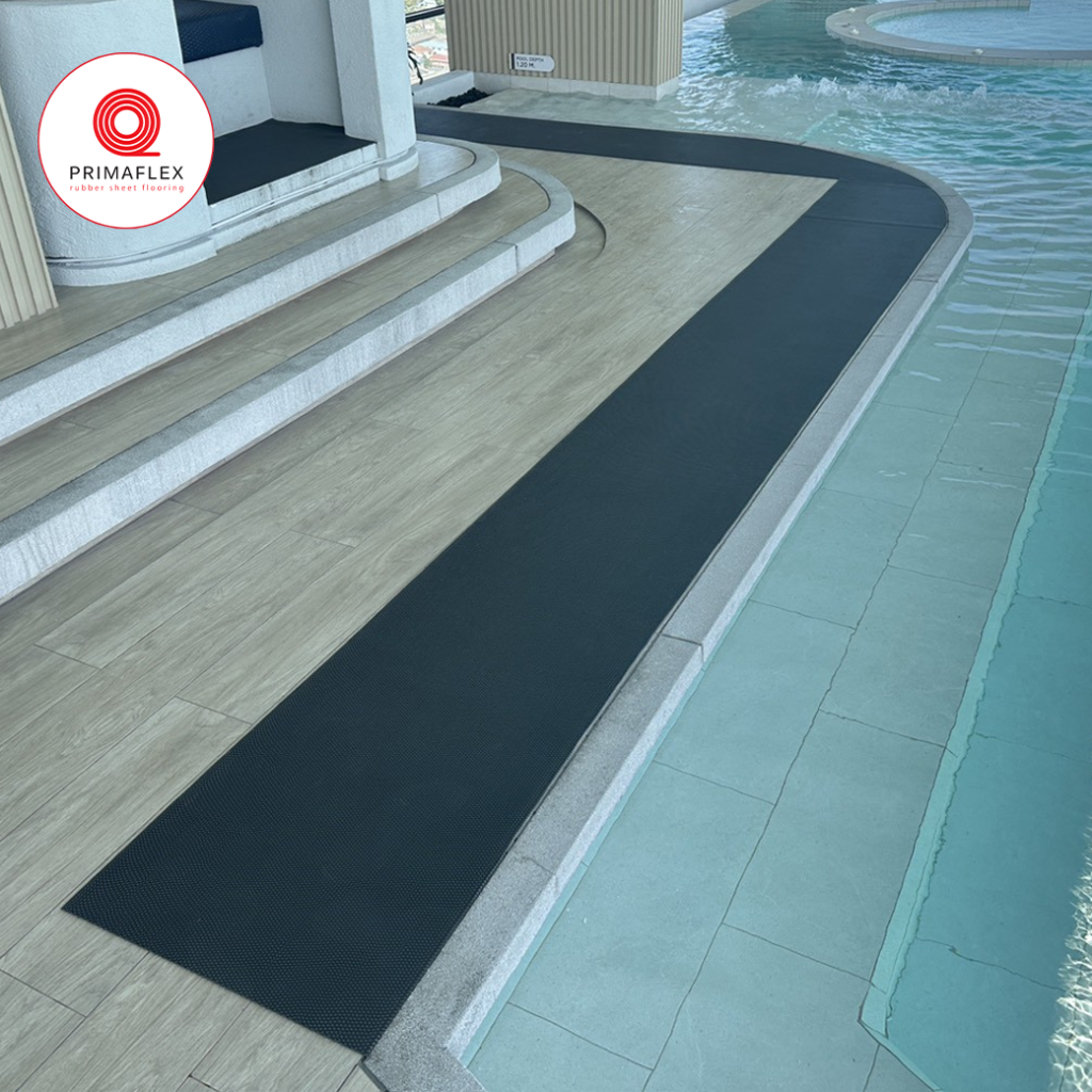 ยางปูพื้นกันลื่น GETFLOORMAT The Best #1 ตัวช่วยเพิ่มความปลอดภัย 6 แผ่นยางกันลื่นพื้นที่เปียกชื้นและอเนกประสงค์ 10