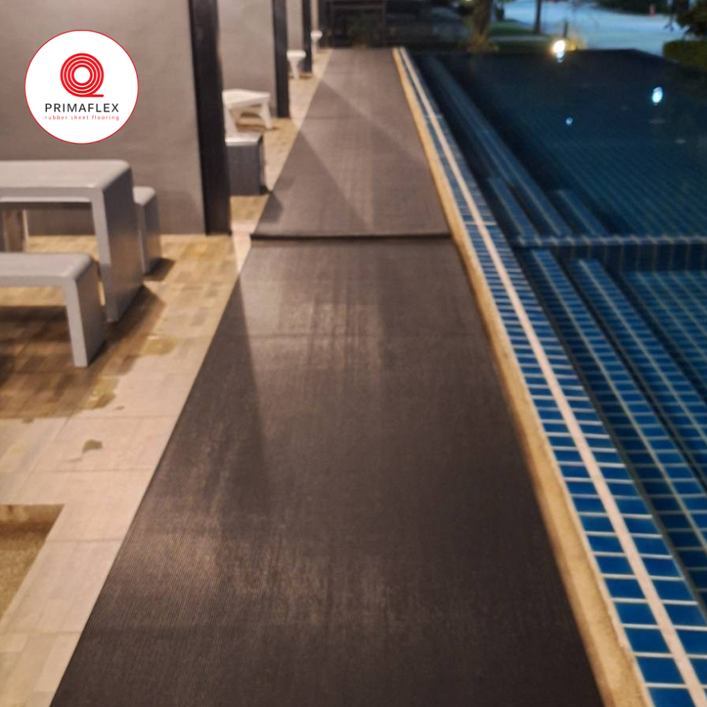ยางปูพื้นกันลื่น GETFLOORMAT The Best #1 ตัวช่วยเพิ่มความปลอดภัย 5 แผ่นยางกันลื่นพื้นที่เปียกชื้นและอเนกประสงค์ 9